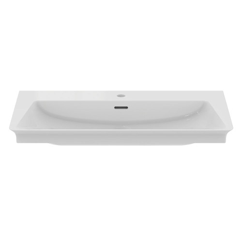 Immagine di Ideal Standard LA DOLCE VITA lavabo top L.86 cm, con foro della rubinetteria, con troppopieno, colore bianco finitura lucido E262901
