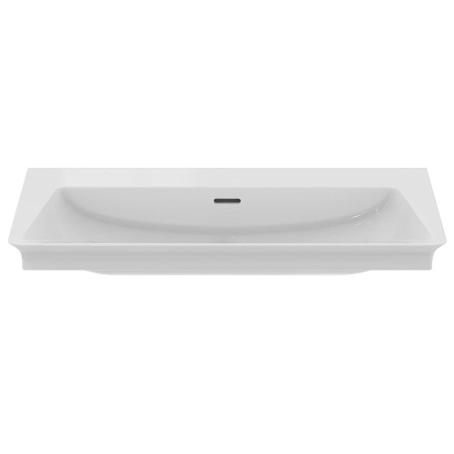 Immagine di Ideal Standard LA DOLCE VITA lavabo top L.86 cm, senza foro della rubinetteria, con troppopieno, colore bianco finitura lucido E270101