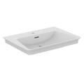 Immagine di Ideal Standard LA DOLCE VITA lavabo top L.66 cm, con foro della rubinetteria, con troppopieno, colore bianco finitura lucido E264401