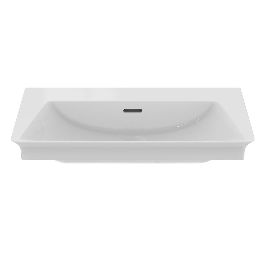 Immagine di Ideal Standard LA DOLCE VITA lavabo top L.66 cm, senza foro della rubinetteria, con troppopieno, colore bianco finitura lucido E270001