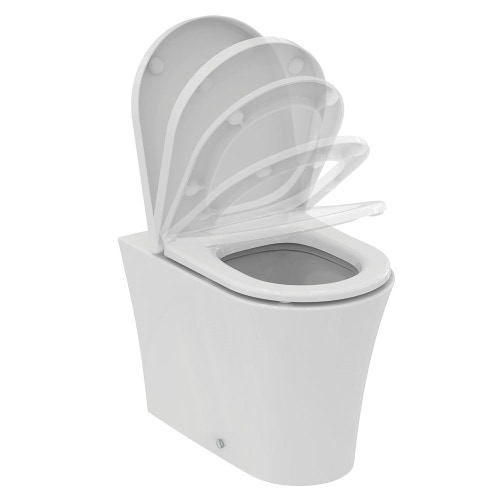 Immagine di Ideal Standard LA DOLCE VITA sedile vaso avvolgente, a chiusura rallentata, colore bianco finitura lucido E330401