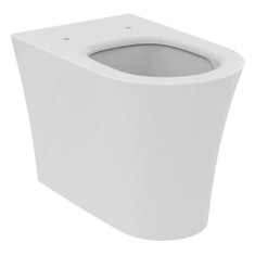 Immagine di Ideal Standard LA DOLCE VITA vaso a terra universale filo parete AquaBlade, senza brida, senza sedile, colore bianco finitura lucido E263801