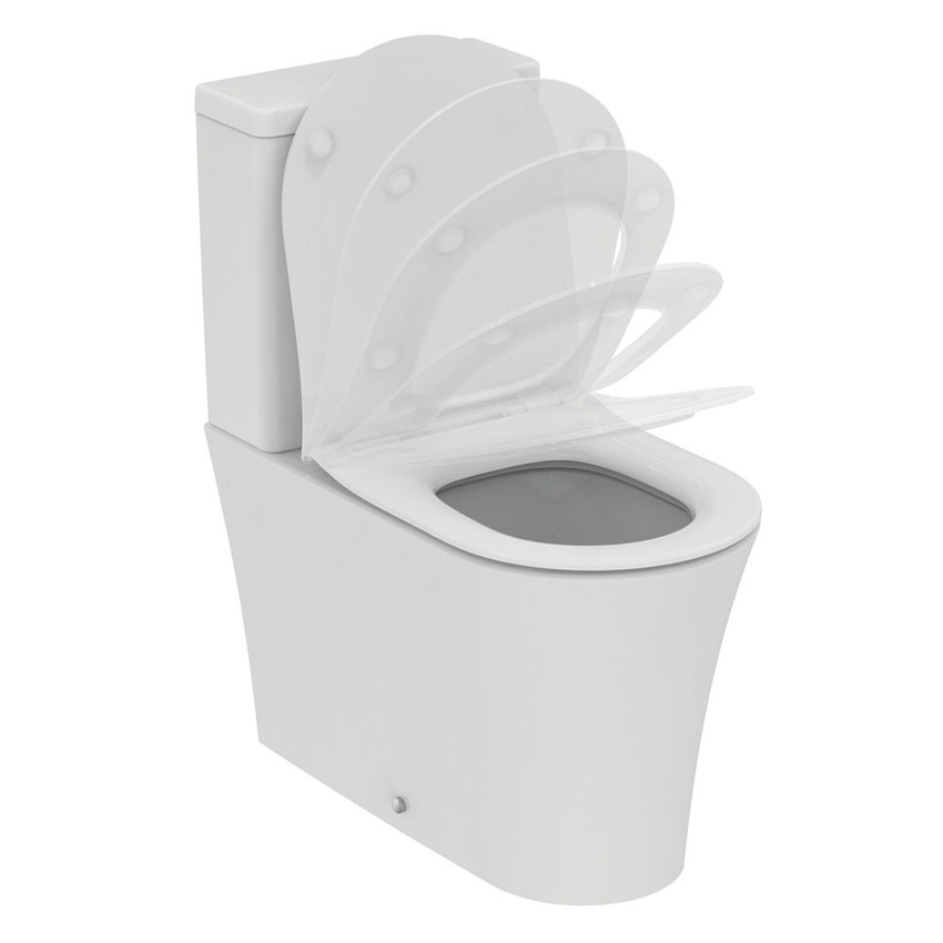 Immagine di Ideal Standard LA DOLCE VITA cassetta con batteria double flush, con ingresso dal basso, colore bianco finitura lucido E271001