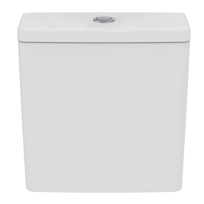 Immagine di Ideal Standard LA DOLCE VITA cassetta con batteria double flush, con ingresso dal basso, colore bianco finitura lucido E271001