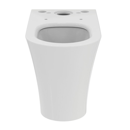 Immagine di Ideal Standard LA DOLCE VITA vaso a terra filo parete AquaBlade per cassetta, senza brida, senza sedile, colore bianco finitura lucido E264201