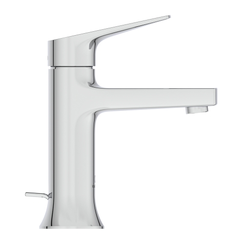 Immagine di Ideal Standard LA DOLCE VITA miscelatore monocomando per lavabo H.17 cm, con asta di comando e scarico piletta da 1-1/4", finitura cromo BD655AA