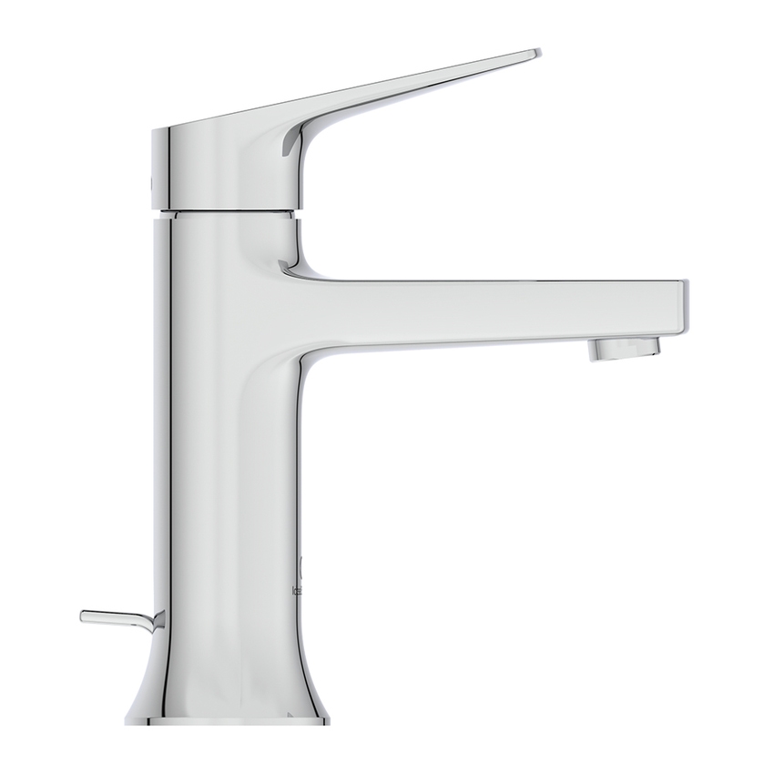 Immagine di Ideal Standard LA DOLCE VITA miscelatore monocomando per lavabo H.17 cm, con asta di comando e scarico piletta da 1-1/4", finitura cromo BD655AA