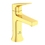 Immagine di Ideal Standard LA DOLCE VITA miscelatore monocomando per lavabo H.17 cm, con asta di comando e scarico piletta da 1-1/4", finitura brushed gold BD655A2