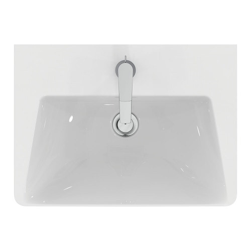 Immagine di Ideal Standard LA DOLCE VITA miscelatore monocomando per lavabo H.18 cm, con asta di comando e scarico piletta da 1-1/4", finitura cromo BD653AA