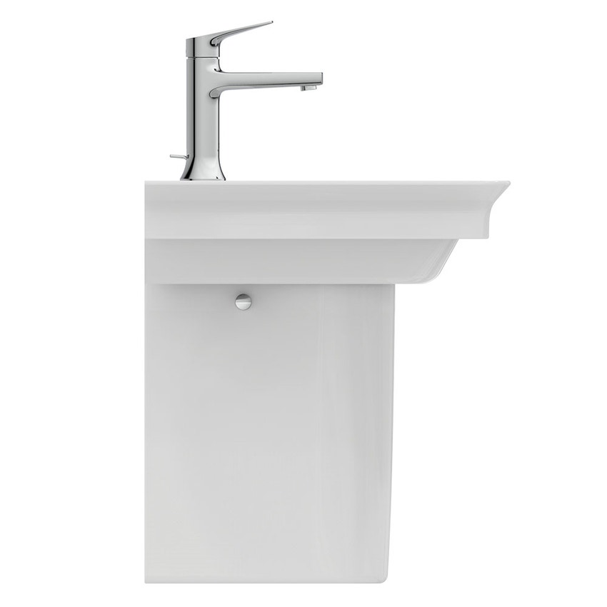Immagine di Ideal Standard LA DOLCE VITA miscelatore monocomando per lavabo H.18 cm, con asta di comando e scarico piletta da 1-1/4", finitura cromo BD653AA
