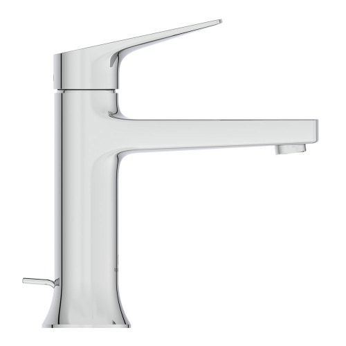 Immagine di Ideal Standard LA DOLCE VITA miscelatore monocomando per lavabo H.18 cm, con asta di comando e scarico piletta da 1-1/4", finitura cromo BD653AA