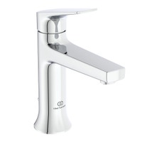 Immagine di Ideal Standard LA DOLCE VITA miscelatore monocomando per lavabo H.18 cm, con asta di comando e scarico piletta da 1-1/4", finitura cromo BD653AA