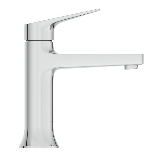 Immagine di Ideal Standard LA DOLCE VITA miscelatore monocomando per lavabo H.18 cm, senza asta di comando e scarico piletta da 1-1/4", finitura cromo BD654AA