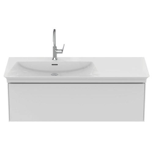 Immagine di Ideal Standard LA DOLCE VITA miscelatore monocomando con bocca alta per lavabo, con asta di comando e scarico piletta da 1-1/4", finitura cromo BD657AA