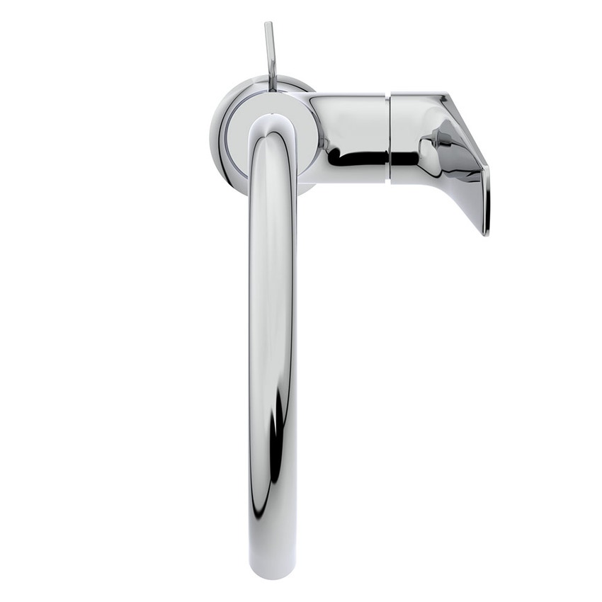 Immagine di Ideal Standard LA DOLCE VITA miscelatore monocomando con bocca alta per lavabo, con asta di comando e scarico piletta da 1-1/4", finitura cromo BD657AA