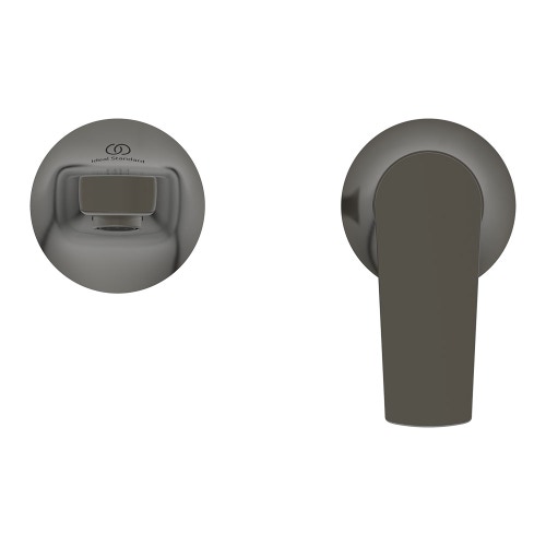 Immagine di Ideal Standard LA DOLCE VITA miscelatore monocomando a parete P.23 cm, per lavabo, senza corpo incasso, finitura magnetic grey BD957A5