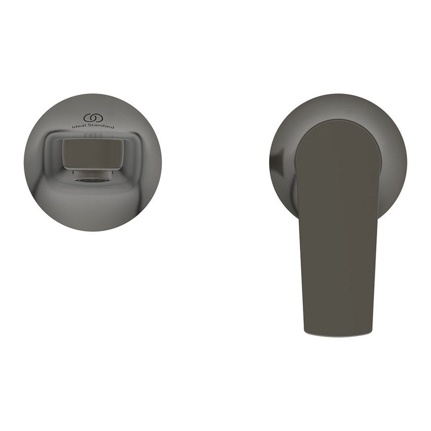 Immagine di Ideal Standard LA DOLCE VITA miscelatore monocomando a parete P.23 cm, per lavabo, senza corpo incasso, finitura magnetic grey BD957A5