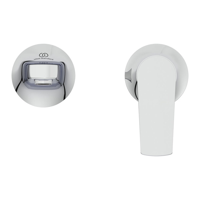 Immagine di Ideal Standard LA DOLCE VITA miscelatore monocomando a parete P.18 cm, per lavabo, senza corpo incasso, finitura cromo BD956AA