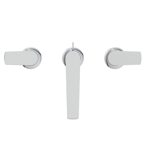 Immagine di Ideal Standard LA DOLCE VITA miscelatore per lavabo con 3 fori, con asta di comando e scarico piletta da 1-1/4", finitura cromo BD661AA