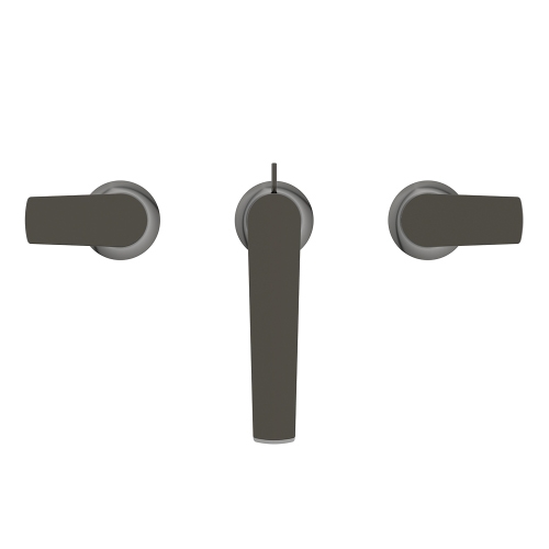 Immagine di Ideal Standard LA DOLCE VITA miscelatore per lavabo con 3 fori, con asta di comando e scarico piletta da 1-1/4", finitura magnetic grey BD661A5