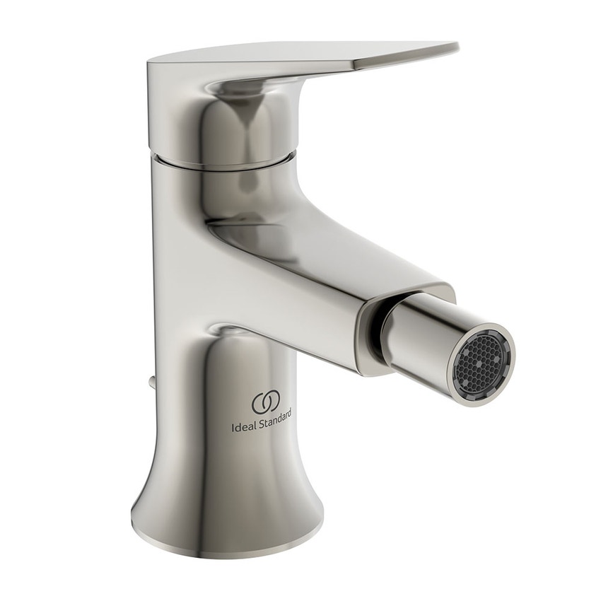 Immagine di Ideal Standard LA DOLCE VITA miscelatore monocomando per bidet, con scarico, finitura silver storm BD664GN