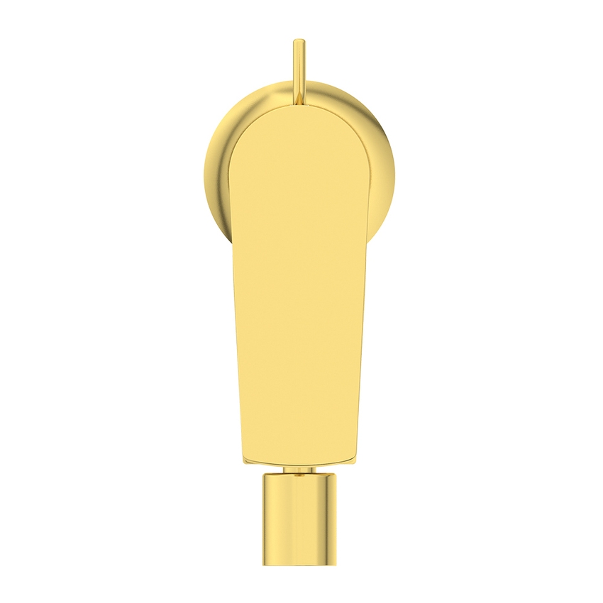 Immagine di Ideal Standard LA DOLCE VITA miscelatore monocomando per bidet, con scarico, finitura brushed gold BD664A2