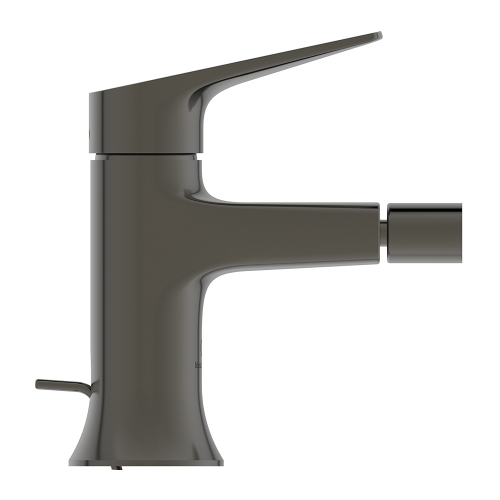 Immagine di Ideal Standard LA DOLCE VITA miscelatore monocomando per bidet, con scarico, finitura magnetic grey BD664A5