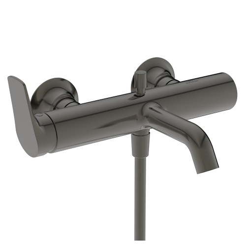Immagine di Ideal Standard LA DOLCE VITA miscelatore monocomando per vasca o doccia, con deviatore, doccetta stick, supporto fisso e flessibile 125 cm, finitura magnetic grey BD667A5