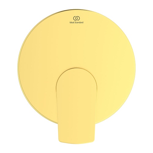 Immagine di Ideal Standard LA DOLCE VITA miscelatore per doccia ad incasso, 1 via, senza corpo incasso, finitura brushed gold BD668A2