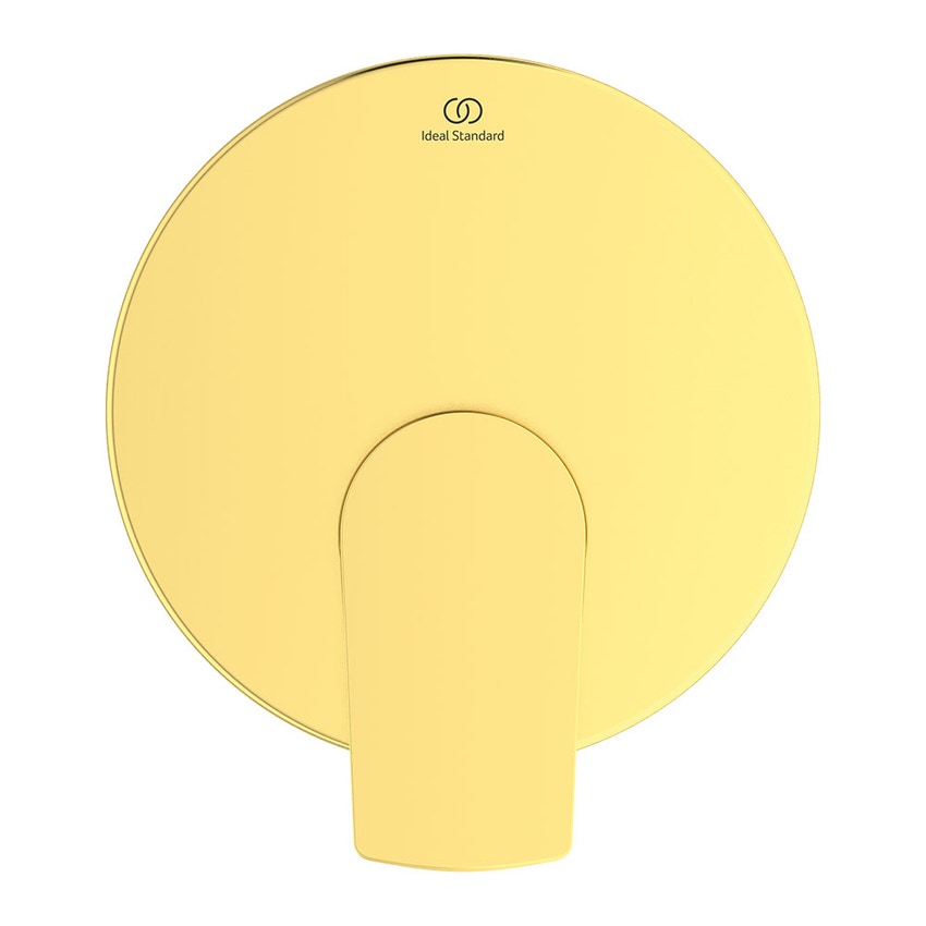 Immagine di Ideal Standard LA DOLCE VITA miscelatore per doccia ad incasso, 1 via, senza corpo incasso, finitura brushed gold BD668A2
