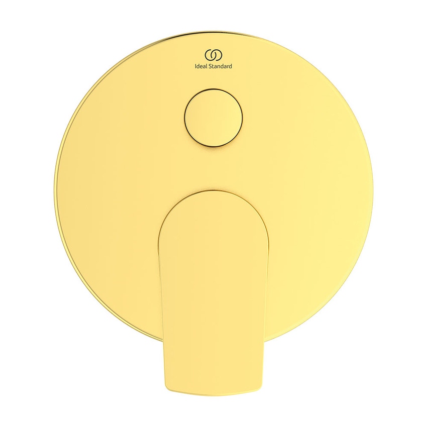 Immagine di Ideal Standard LA DOLCE VITA miscelatore per doccia ad incasso, 2 vie, senza corpo incasso, finitura brushed gold BD669A2