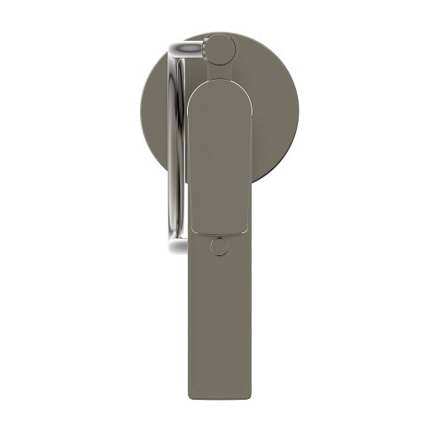 Immagine di Ideal Standard LA DOLCE VITA miscelatore freestanding per vasca, con deviatore, doccetta stick, flessibili 125 cm e supporto doccetta, senza corpo incasso, finitura silver storm BD673GN