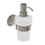 Immagine di Ideal Standard LA DOLCE VITA dispenser per sapone, installazione a parete, in vetro opaco, con supporto metallico, finitura silver storm T5510GN