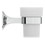 Immagine di Ideal Standard LA DOLCE VITA portaspazzolino a parete, in vetro opaco, con supporto metallico, finitura cromo T5506AA