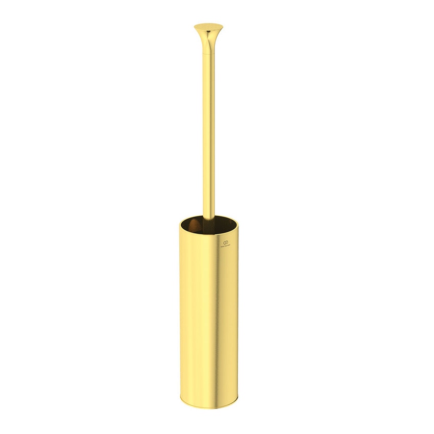 Immagine di Ideal Standard LA DOLCE VITA portascopino per installazione a parete, finitura brushed gold T5493A2