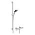 Immagine di Hansgrohe PULSIFY SELECT S colonna doccia con rubinetto Ecostat Element, con doccetta, asta doccia H.96 cm, cursore e flessibile doccia, finitura cromo 24271000