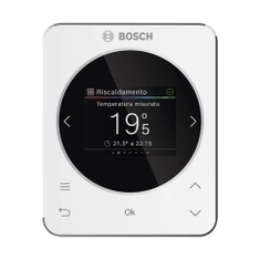 Immagine di Bosch CH120 termoregolatore ambiente con funzione di termostato modulante, in abbinamento alla caldaia a condensazione o a sistemi ibridi compatti 7738112982