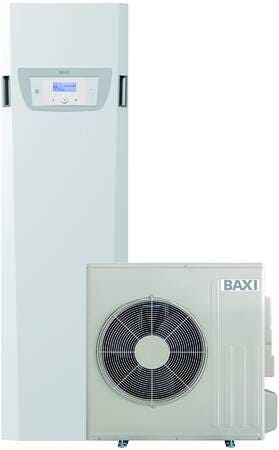 Immagine di Baxi ALYA 8 FS slim pompa calore aria-acqua split a basamento compatta 8 kW monofase con bollitore ACS da 190 litri   A7799442