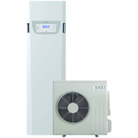 Immagine di Baxi ALYA 8 FS slim pompa calore aria-acqua split a basamento compatta 8 kW monofase con bollitore ACS da 190 litri   A7799442