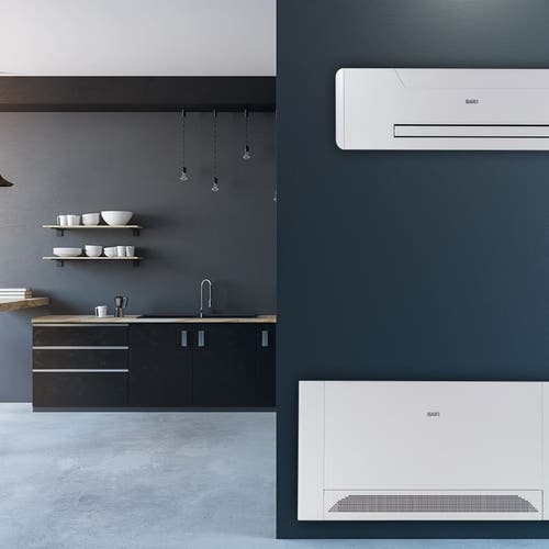 Immagine di Baxi FLOOR 200 R SX fan coil pavimento/soffitto attacchi idraulici a sinistra (installazione a vista) A7776416