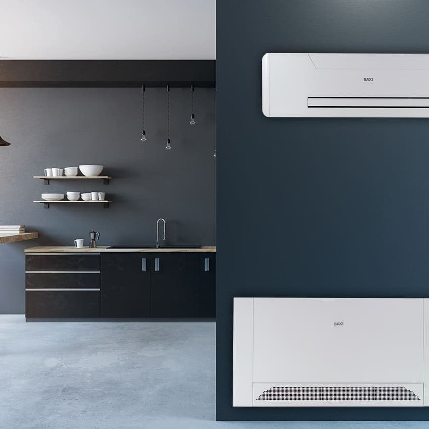Immagine di Baxi FLOOR 200 R SX fan coil pavimento/soffitto attacchi idraulici a sinistra (installazione a vista) A7776416