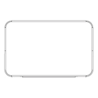 Immagine di Irsap RELAX HYBRID ORIZZONTALE radiatore H.65 L.92 P.10.7 cm, allacciamento destro, senza led, colore grigio chiaro finitura opaco Cod.8N REHM092A8NIRRHNN01