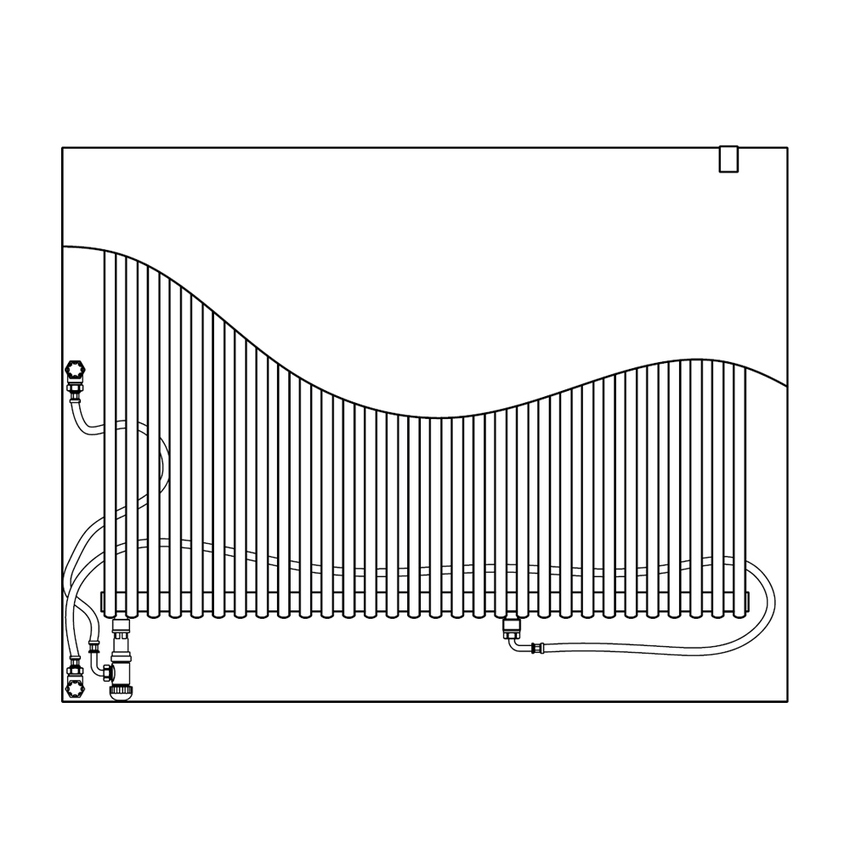 Immagine di Irsap RELAX RENOVA radiatore H.86,8 L.72,8 P.6,35 cm, attacco laterale con interasse da 500 a 600 mm, colore bianco standard finitura lucido Cod.01 RENH072B01IRL1AN01