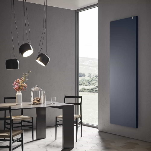 Immagine di Irsap RELAX RENOVA radiatore H.216,3 L.59,2 P.6,35 cm, attacco basso con interasse laterale da 50 a 200 mm, colore bianco standard finitura lucido Cod.01 RENC059B01IRS1AN01