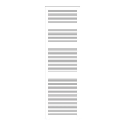 Immagine di Irsap LIKE scaldasalviette, 54 tubi, 3 intervalli, H.156,4 L.53,2 P.3,5 cm, colore bianco standard finitura lucido Cod.01 FCL053B01IR01NNN03