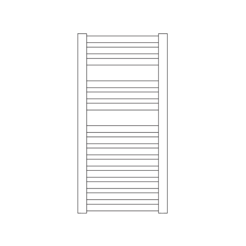 Immagine di Irsap PAREO scaldasalviette, 14 tubi, 2 intervalli, H.80 L.50 P.3 cm, colore bianco standard finitura lucido Cod.01 PTS050B01IR01NNN01