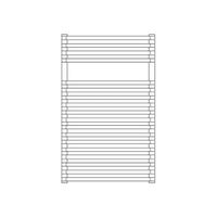 Immagine di Irsap NET scaldasalviette, 18 tubi, 1 intervallo, H.80 L.75 P.6,7 cm, colore bianco standard finitura lucido Cod.01 NTS075B01IR01NNN01