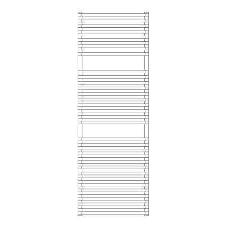 Immagine di Irsap NET scaldasalviette, 32 tubi, 2 intervalli, H.144 L.50 P.6,7 cm, colore bianco standard finitura lucido Cod.01 NTL050B01IR01NNN03