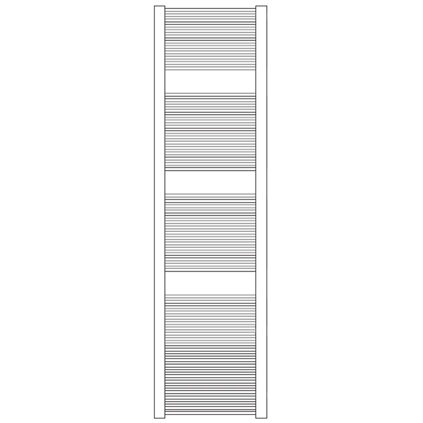 Immagine di Irsap FILO scaldasalviette, 65 tubi, 3 intervalli, H.170,9 L.61,6 P.3 cm, colore bianco standard finitura lucido Cod.01 FIG061B01IR01NNN02