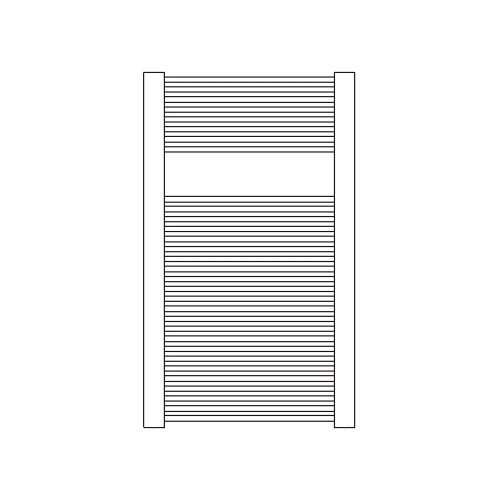 Immagine di Irsap FILO scaldasalviette, 31 tubi, 1 intervallo, H.78.5 L.61,6 P.3 cm, colore bianco standard finitura lucido Cod.01 FIP061B01IR01NNN01